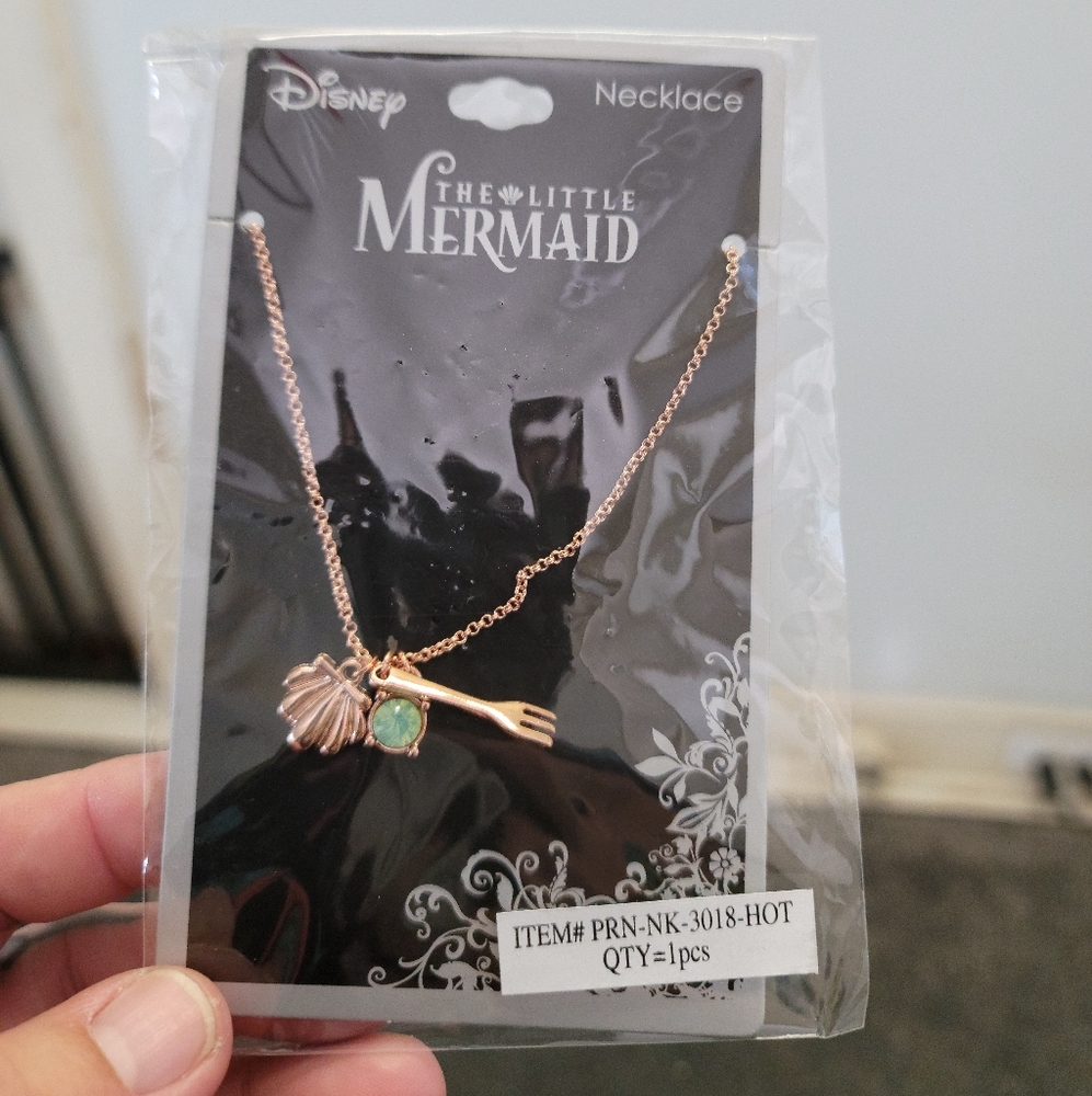 Neon Tuesday Disney The Little Mermaid Ariel Necklace NIP